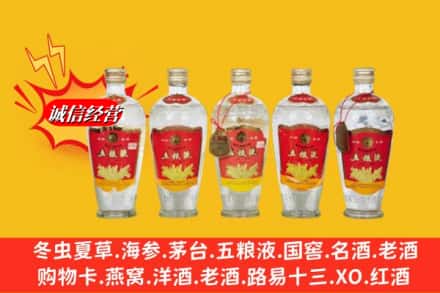 佛山顺德区回收老五粮液
